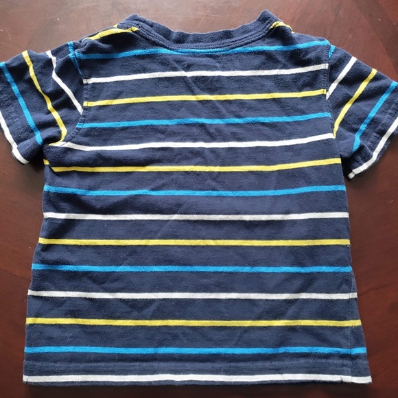 Blue striped tee - Picture 2 of 4